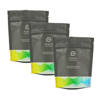 Logo personnalisé imprimé feuille d'aluminium sel de bain épices café emballage alimentaire pochette debout à fermeture éclair sacs en plastique mylar pour savon