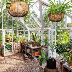 Maison en verre mobile pour <span class=keywords><strong>jardin</strong></span> extérieur Maison solaire blanche <span class=keywords><strong>avec</strong></span> cadre en bois traité sous pression et métal <span class=keywords><strong>Abri</strong></span> solaire respectueux <span class=keywords><strong>de</strong></span> la nature - Product Image 6