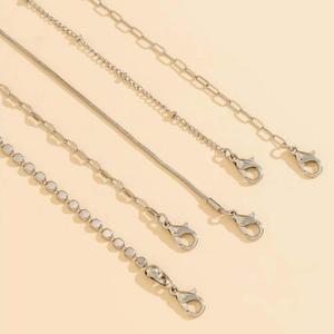 Eleganti bracciali eleganti alla moda in oro per le donne braccialetti geometrici in acciaio inox e ottone per feste matrimoni e compleanni - Product Image 5