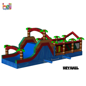 Parcours d'obstacles gonflable commercial pour enfants et adultes - Product Image 5