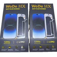 Écran OLEDsoft à taux de rafraîchissement élevé de la marque Huaxing, compatible avec iPhone 14 Pro Max, 16 Pro, 15 et 17