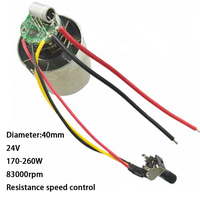 Moteur CC sans balais DH-BL29 12V 24V 10A 83000 tr/min 170-260W pour ventilateur puissant, sèche-cheveux, sèche-mains, souffleur turbo