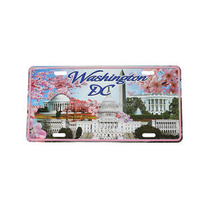 Plaques d'immatriculation de véhicule Souvenir personnalisé 15*30cm Dubai Souvenir Skyline Retro <span class=keywords><strong>Plaque</strong></span> d'immatriculation de voiture pour décoration murale Plaques cadeaux touristiques - Product Image 6