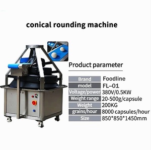 Diviseur et arrondisseur de pâte à <span class=keywords><strong>pizza</strong></span> à contrôle numérique et poids réglable, directement de l'usine - Product Image 3