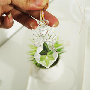 Small Cute <b>Crystal</b> Glass Angel Ornament Christmas <b>Tree</b> Decoration <b>Crystal</b> Christmas Gifts - Product Image 3