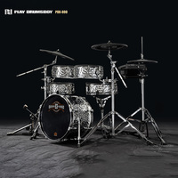 PD Electronic Compact Portable 10/12 Inch Double Layer Metal Mesh Pads OEM Electronic Drum for Stage Studio Use Wholesale