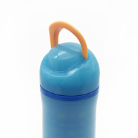 Bouteilles d'eau sportives classiques légères, écologiques et sûres, avec paille intégrée pour boire directement, idéales pour l'été, les voyages, le camping et la randonnée