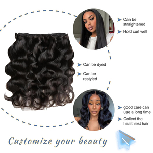 Extensiones de Cabello Humano Virgen con Cutícula Intacta, Ondulado, para Coser, Directo de Fábrica, para Mujer - Product Image 4