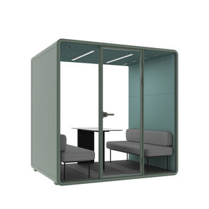 Cabina Ufficio Personalizzata per 4 Persone, Spazio di Lavoro Insonorizzato, Cabina per Riunioni e Telefonate, Ufficio Prefabbricato in Vendita - Product Image 3