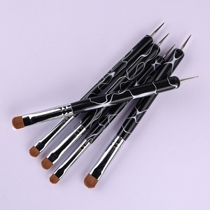 Professional French Pen Mink Hair Nail Art <b>Brush</b> Pure Animal Kolinsky Nail <b>Brush</b> for Phototherapy Beauty Use - Product Image 3