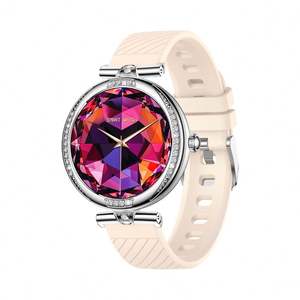 Hot Fitness Tracker Smart Watch NX17 Pro per le donne ragazze, oro argento 1.19 pollici con schermo impermeabile chiamata <span class=keywords><strong>Smartwatch</strong></span> - Product Image 5