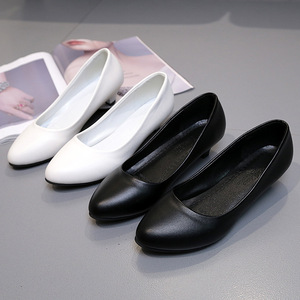 Zapatos <span class=keywords><strong>de</strong></span> vestir <span class=keywords><strong>de</strong></span> piel sintética con suela blanda para mujer, ideales para entrevistas, cómodos para estar <span class=keywords><strong>de</strong></span> pie mucho tiempo, sin cansancio en los pies. - Product Image 4