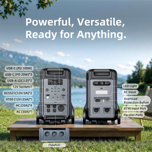 ABOK Responsive After-Sales Support 3840Wh Power Station Portable <b>Solar</b> <b>Generator</b> Camping Lifepo4 Battery Battery US Plug - Product Image 3