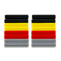 Pièces de rechange mécaniques ABS pour modèles DIY, axe transversal 3L, multicolores, blocs de construction MOC, vente chaude, NO.4519