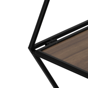 Mensole Esagonali da Parete, Organizzatore Geometrico in Legno e Metallo per Arredamento Casa e Ufficio - Product Image 6