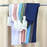 Leggings pour femmes, effet push-up, pantalon de yoga de maternité, ultra-doux, séchage rapide, respirant, nylon et élasthanne, taille haute, grandes tailles