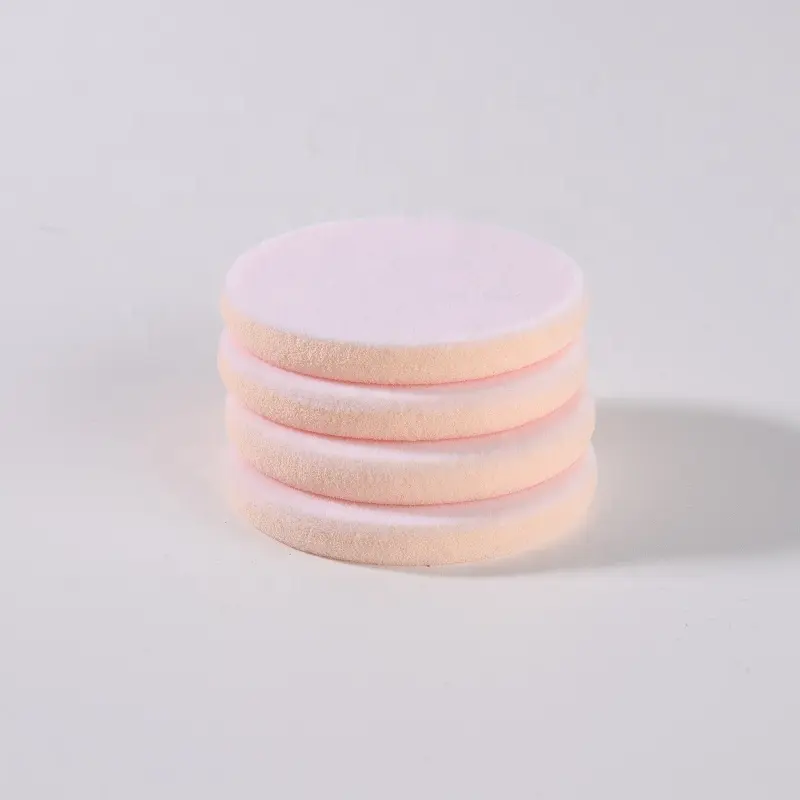 100% grinding edge Drop shape NBR Makeup Sponges with Velvet fiber