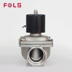DN50 2 pouces 2W-500-50 Électrovanne de régulation de température à action directe normalement fermée en acier inoxydable AC220V DC12V/24V OEM - Product Image 2
