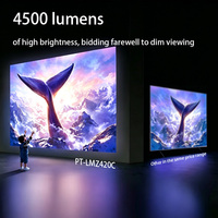 Projecteur laser Panasonic PT-LMZ420C WUXGA 4500 lumens 3LCD pour la maison, le bureau, l'éducation, avec entrée de signal 4K