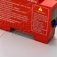 Extincteur compact sur rail DIN Boerda QRRO.01G/S-FA, suppression automatique par aérosol pour tableaux électriques