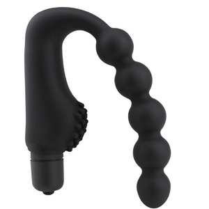 Tapón Anal Negro al por Mayor con Diseño de Cuentas para Estimulación Adulta - Product Image 3