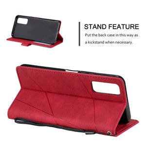 Luxury Leather Card Holder and <strong>Phone</strong> <strong>Case</strong> Shockproof Stand Wallet <strong>Wristlet</strong> for VIVO Y72 5G Y52 5G IQOO Z3 Mobile <strong>Phones</strong> - Product Image 5