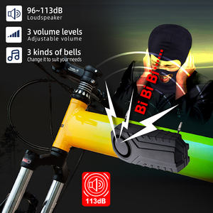 Bestseller 113dB Fahrrad alarm Drahtloser Vibrations sensor Wasserdichter Motorrad alarm mit Fernbedienung - Product Image 5