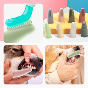 Cepillo de dientes para mascotas, limpieza de alta calidad, seguridad, silicona, cepillo de dientes para dedos de mascotas, cuidado de dientes para perros y gatos - Product Image 3
