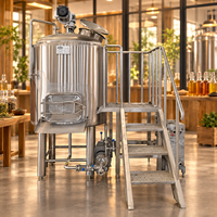 Équipement de brassage de kombucha en acier inoxydable 500L 600L 800L 1000L, cuve de fermentation pour thé et sachets de thé, garantie 5 ans, 0-80 kW