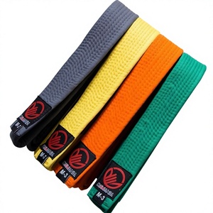 Cinturón de Jiu Jitsu Brasileño con Logotipo Personalizado, Cinturón de Artes Marciales de Algodón para Entrenamiento y Competencia, Blanco, Azul, Morado, Marrón, Negro - Product Image 3