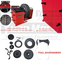 Équilibreuse et aligneuse de roues de camion automatique YuanMech, homologuée CE, capacité maximale de roue 200 kg