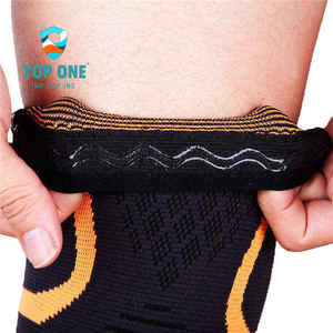 Top One Custom Logo <b>Knitted</b> Knee Brace Sleeve ODM OEM Elastic Support <b>Belt</b> for Knee Protection Elbow Knee Pads Product Category - Product Image 4