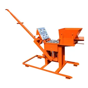 New color scheme Two bricks per mold 2-40 handmade DIY Brick Making machine used in Rural construction sites