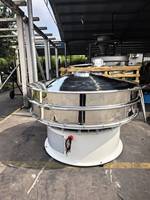 Tamis vibrant rotatif à haute efficacité en acier inoxydable, machine de tamisage vibratoire pour le criblage des poudres et des granulés