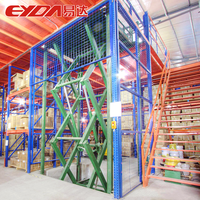 Système de rayonnage de sol en mezzanine modulaire en acier robuste OEM Loft industriel à plusieurs niveaux Entrepôt grenier Stockage pris en charge par des boulons