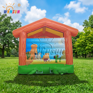 บ้านลมเด้งดึ๋ง WINSUN PVC รุ่นคลาสสิค รูปทรงพระจันทร์ ทนไฟ กันน้ำ เหมาะสำหรับสวนสาธารณะ งานเลี้ยงครอบครัว ฤดูร้อน - Product Image 1