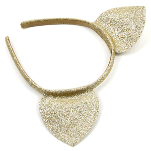 Personnalisé en plastique recouvert de tissu mignon coréen or chat <span class=keywords><strong>oreille</strong></span> bandeau enfants - Product Image 4