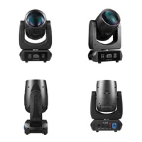 Luz Móvil de Cabeza LED RGBW de Alta Potencia de 200 W, Mini Foco de Haz RGBW, DMX512, para DJ, Club, Discoteca, Escenario, Boda, Fiesta, Espectáculo en Vivo, Evento