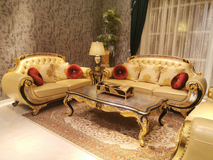 <span class=keywords><strong>Yips</strong></span> ชุดอัศวินสีเงิน LD-1703-1515โซฟาคลาสสิก3-Seater หรูหราทาสีด้วยมือลายไม้เฟอร์นิเจอร์บ้านแบบดั้งเดิม - Product Image 4