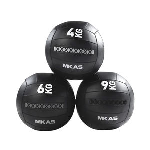 Balón Medicinal de Pared MKAS Personalizado de Alta Calidad con Carcasa de PVC Negro para Entrenamiento de Potencia, Balón Medicinal de Pared para Gimnasio de Competición de 2-12 kg - Product Image 1