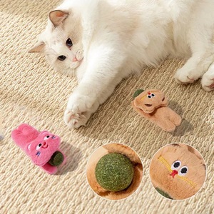 Pet <b>cat</b> licking toy, catnip ball, <b>plush</b> toy for kittens, teeth cleaning and self-entertaining toy. - Product Image 2