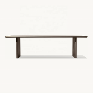 Sassanid Outdoor Recién llegado Patio Garden Sets Hotel Resort Hecho a mano Tubular <span class=keywords><strong>Palma</strong></span> Aluminio Rectangular Comedor Set - Product Image 2