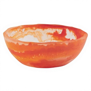 Bol en résine de style américain Bol à fruits secs personnalisé Assiettes et plats Bol de service de salon pour la décoration de table Plateaux - Product Image 1