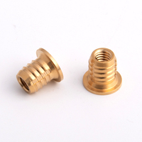 Wholesale High Precision Quality Fastener Self Tapping Teeth Metric Thread Insert Nut with Top Flange