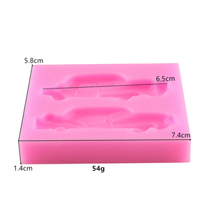 Stampo in Silicone per <span class=keywords><strong>Torte</strong></span> a Forma Rettangolare 3D con 2 Diverse Texture Vintage Classiche, Imitazione di Auto d'Epoca, Grafica Fai-da-Te - Product Image 2