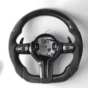 Volante de Coche de Cuero y Fibra de Carbono para M Sport F-Chassis F80 F82 F87 F12 F13 F86 F33 M1 M2 M3 M4 M5 M6 X5 X6 F30 F10 F21 <span class=keywords><strong>F1</strong></span> - Product Image 3