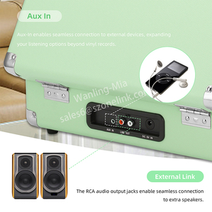 Tocadiscos <span class=keywords><strong>de</strong></span> 3 Velocidades, <span class=keywords><strong>Reproductor</strong></span> <span class=keywords><strong>de</strong></span> Vinilo Portátil <span class=keywords><strong>de</strong></span> Alta Calidad con Aguja <span class=keywords><strong>Technics</strong></span> - Product Image 3