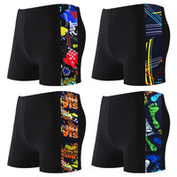Hurun Usine En Gros Hommes Imprimé Slim-Fit Haute Élastique À Lacets Hot Spring Maillot De Bain Respirant Plus La Taille De Sport