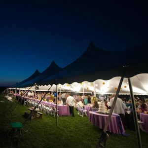 <b>White</b> Chapiteau Evénementiel Party Tent Big Carpas Para Eventos Outdoor Wedding Marquee Iron <b>Frame</b> Tents For Events Indoor - Product Image 1