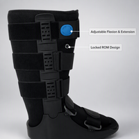 Vente en gros de bottes orthopédiques médicales confortables pour la marche, avec soutien de la cheville et du pied, et attelle de fixation pour fracture de la cheville